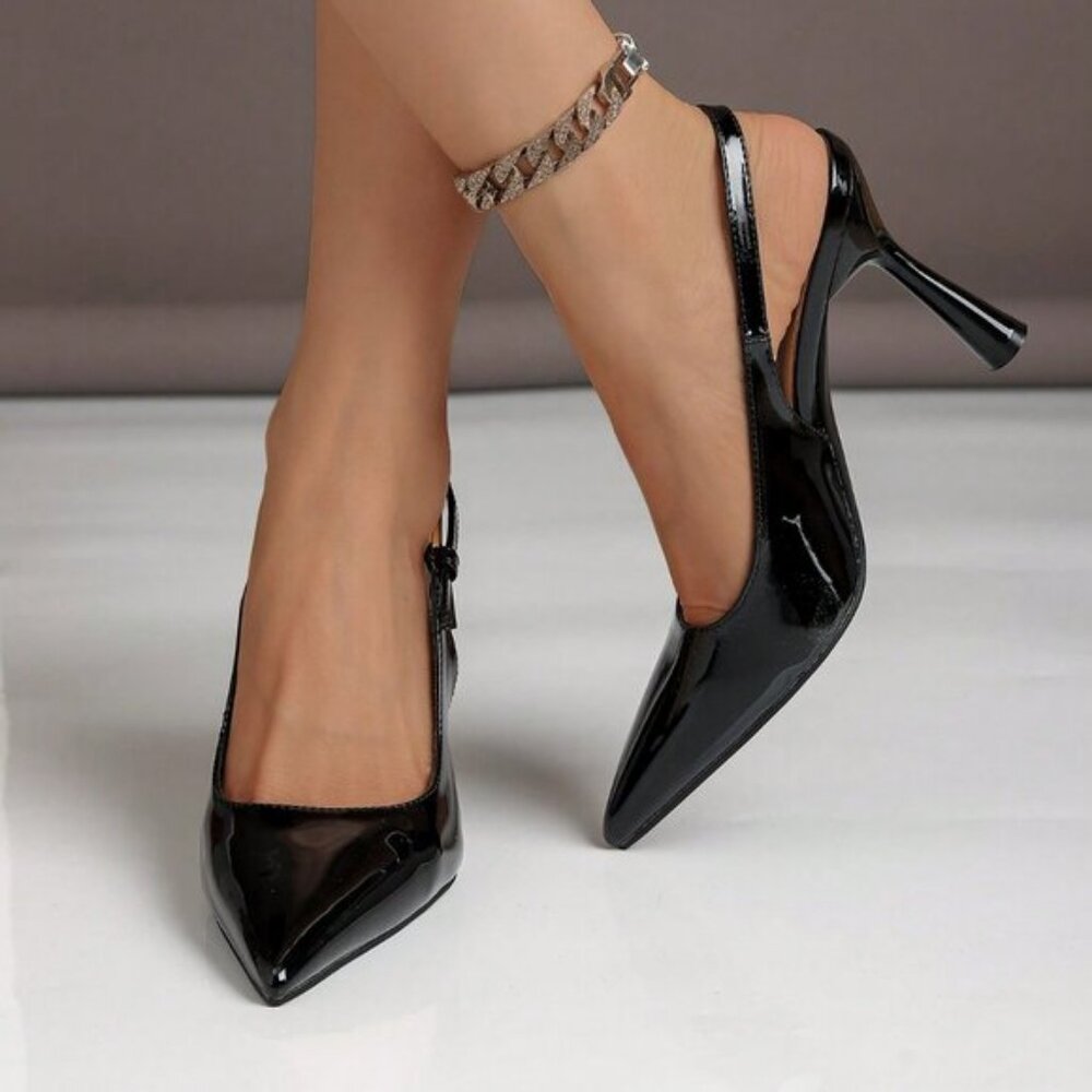 Classy Black Heels - Picture 3 of 6